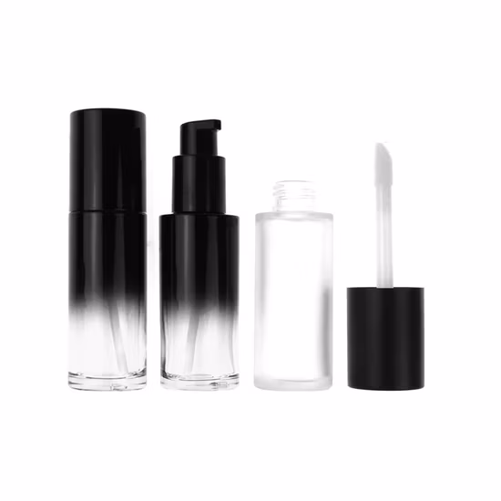 로터리 펌프 헤드 라운드 프레스 진공 병 더블 에멀젼 필링 에센스 워터 에멀젼 파운데이션 병