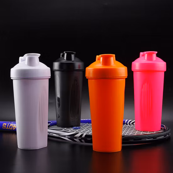 Fitness BPA Free Plastic Protein Custom Logo Gym Shaker Bottle for Protein