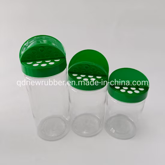 Customized Capacity Pet Salt and Pepper Shakers Plastic Spice Container Pepper Bottle