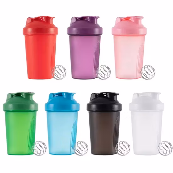 Fitness BPA Free Plastic Protein Custom Logo Gym Shaker Bottle for Protein