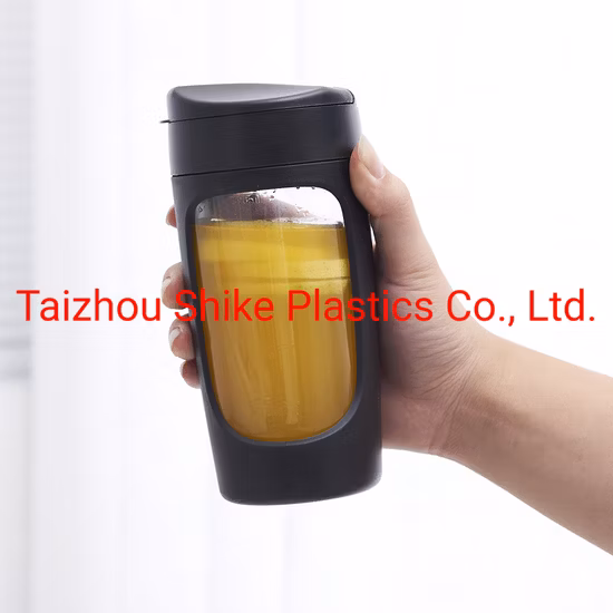 600ml 스포츠 피트니스 물병 BPA 무료 단백질 셰이커 플라스틱 컵
