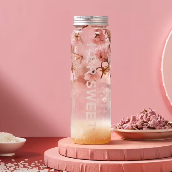 주스 보바를 위한 350ml 500ml 밀크티 플라스틱 병