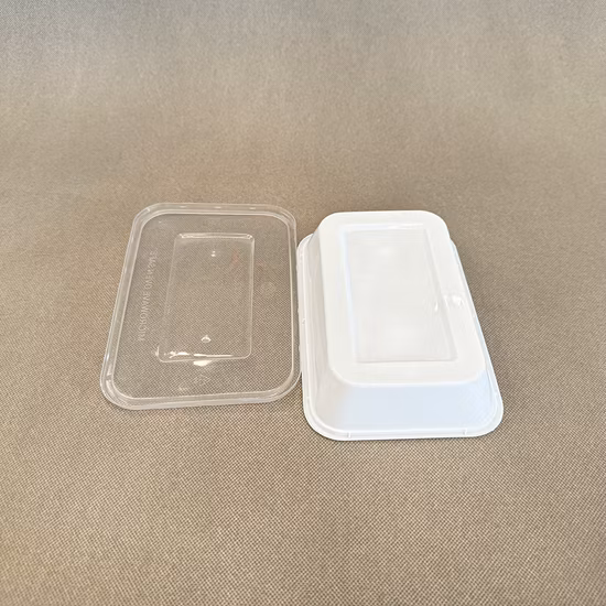 공장 직판, 식품 용기, 뚜껑이 있는 샐러드 도시락, 누출 방지 테이크아웃 상자, 플라스틱 사출 성형 식품 상자, 3레이어 패턴 사용자 정의, 기본 사용자 정의